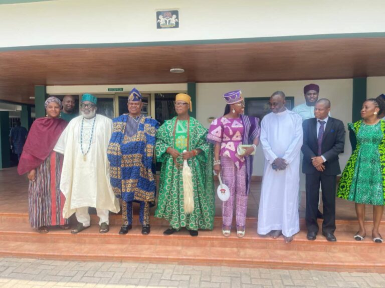 Owa Ajero of Ijero Kingdom, Oba Adewole, Pays Courtesy Visit to Nigerian High Commission in Ghana
