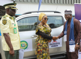 Dangote Cement Donates Vehicles To LASTMA, TRACE… To Aid Traffic Management in Lagos, Ogun