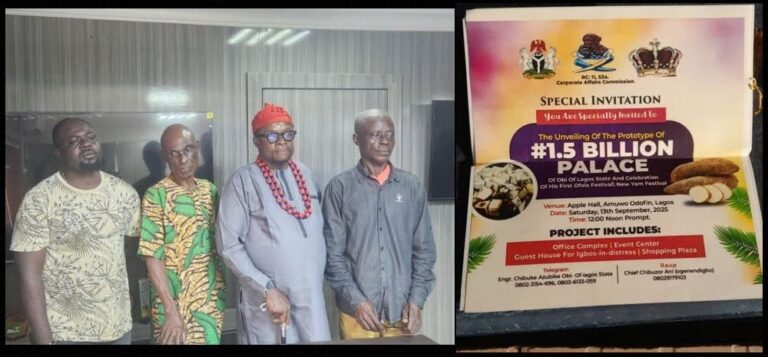 Fake “Obi of Lagos” Arrested in Lagos, Police Foil N1.5bn Palace Installation