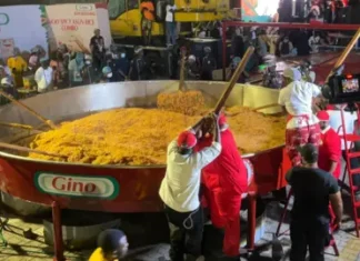 Hilda Baci Shares Leftover Jollof from Guinness World Record Attempt, Invites Lagosians to Feast
