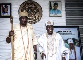 Alado of Ado Awaye’s Historic Visit to Otta Rekindles Ancient Ancestral Ties with Awori Kingdom