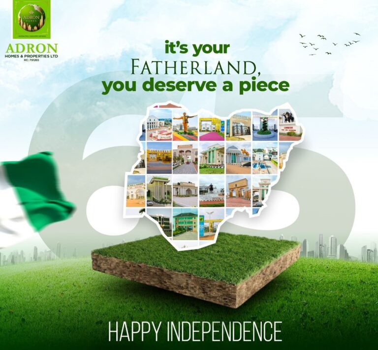 Adron Homes Celebrates Nigeria at 65, Reaffirms Commitment to Nation-Building