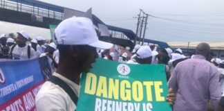 PENGASSAN: Students Protest in Ibadan, Demand End to Sabotage of Dangote Refinery