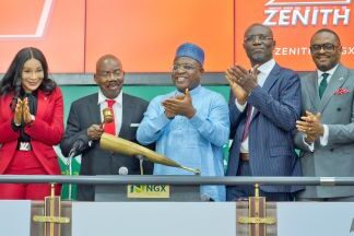 Jim Ovia Honoured as Doyen of Nigerian Banking at NGX Closing Gong Ceremony