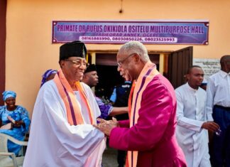 Primate Ositelu Endorses Senator Gbenga Daniel for Second Term at Church of Lord’s Centenary Celebration