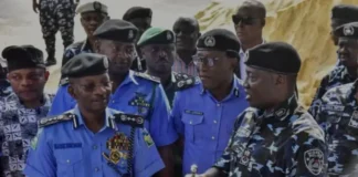 IGP Egbetokun Hails Lagos Police Command for Excellence, Lays Foundation for New Multi-Purpose Hall