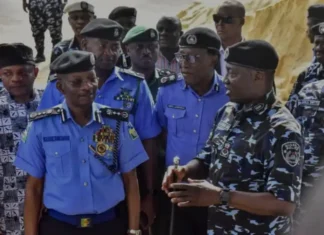 IGP Egbetokun Hails Lagos Police Command for Excellence, Lays Foundation for New Multi-Purpose Hall
