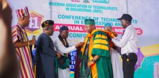 Rep. Tunji Akinosi Congratulates Olofin of Isheri on NATE Fellowship Honour