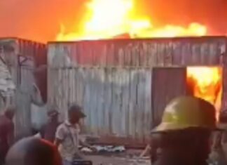Evening Fire Outbreak Razes 10 Shops at Popular Arena Market in Oshodi