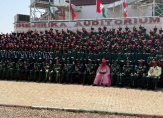 COAS Shaibu Charges Newly Commissioned Officers to Put Nigeria First as Army Graduates 250 Executive Cadets in Jaji