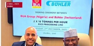 BUA Group, Bühler Sign Landmark Deal for 32TPH Rice Processing Line to Boost Nigeria’s Food Security