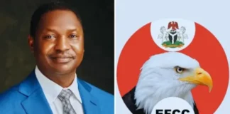EFCC Files Explosive 16-Count Money Laundering Charge Against Ex-AGF Malami, Son, and Associate