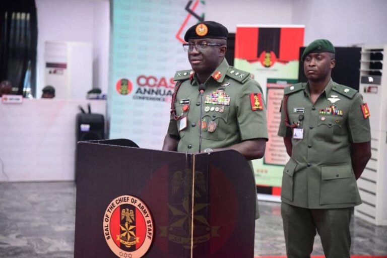 COAS Reaffirms Army’s Loyalty to Nigeria, Honours Fallen Heroes in Christmas Message
