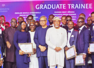 Dangote Cement Inducts over 100 New Engineers, Other Professionals After Completion of Graduate Trainee Program