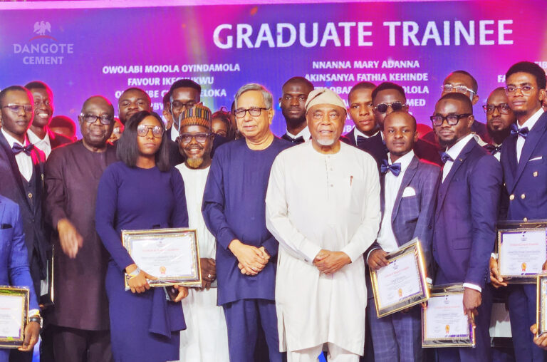 Dangote Cement Inducts over 100 New Engineers, Other Professionals After Completion of Graduate Trainee Program 