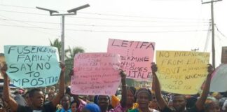Ijebu Ode Erupts in Protest as Hundreds March Against Alleged Govt Plot to Impose Next Awujale