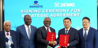 Dangote, China’s XCMG Seal Strategic Partnership on Infrastructure, Mining and Green Equipment