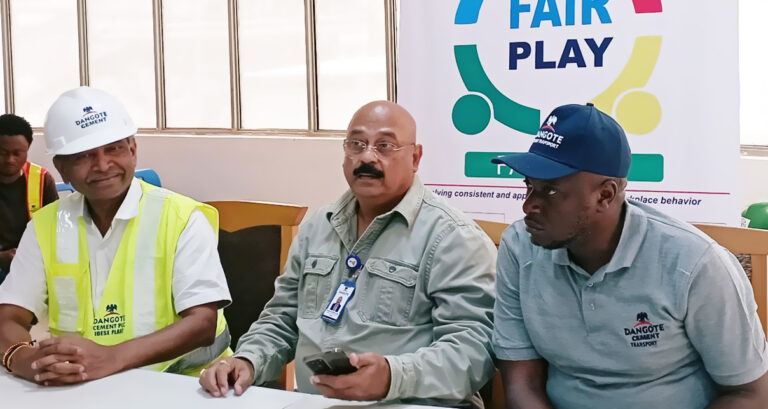 Dangote Cement Ignites Safety Culture Transformation with Ibese plant FairPlay Launch
