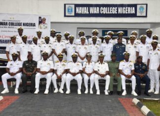 Naval War College Nigeria Inducts 34 Senior Officers into Warfare Course 10 – AI & Tech Intelligence Take Centre Stage