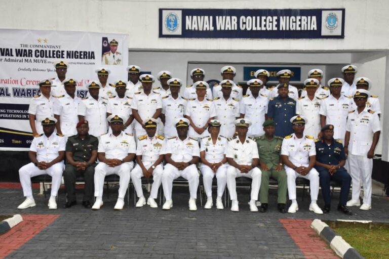 Naval War College Nigeria Inducts 34 Senior Officers into Warfare Course 10 – AI & Tech Intelligence Take Centre Stage