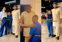 After 10 Years of Feud, Olakunle Churchill and Tonto Dikeh Reunite for Son King Andre