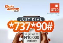 GTBank Rolls Out Quick Airtime Loan at 2.95%