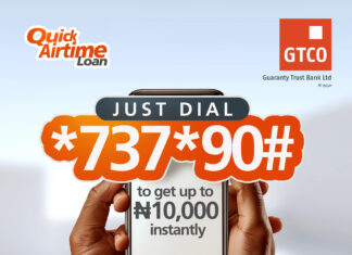 GTBank Rolls Out Quick Airtime Loan at 2.95%