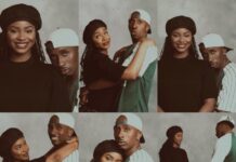 Priscilla Ojo, Juma Jux Mark First Wedding Anniversary with Poetic Justice–Inspired Photos