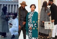 Ebuka Obi-Uchendu Re-Proposes to Wife in Rome to Mark 10th Wedding Anniversary