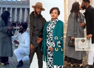 Ebuka Obi-Uchendu Re-Proposes to Wife in Rome to Mark 10th Wedding Anniversary