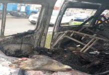 Two Burnt to Death in Lagos Minibus Crash, LASTMA Rescues Eight