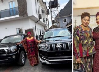 Regina Daniels Surprises Mum, Rita Daniels with Two Luxury SUVs for Valentine’s Day