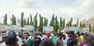 Protesters Storm National Assembly Again, Demand Real-Time Election Results