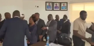 Drama at Police HQ: Sowore Confronts Umahi Over Detained Woman’s N250m Allegation