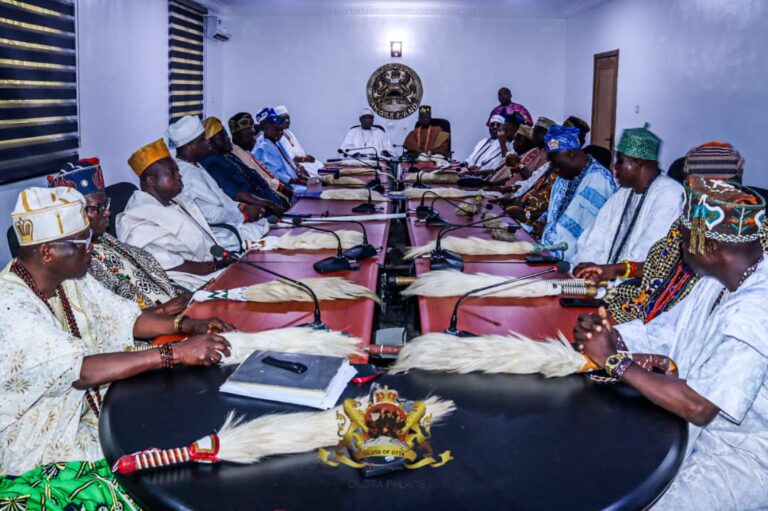 2027 Governorship Agenda Ignites Unity Drive in Ogun West as Olu of Ilaro, Yewa Monarchs Meet Otta-Awori Obas