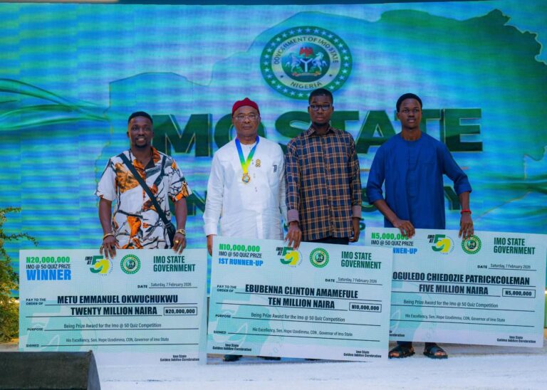 Imo @50: Gov Hope Uzodimma Says Trillion-Dollar Vision Won’t Compromise Culture, History or Identity