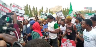 Protesters Storm NASS Gate Demanding Real-Time Electronic Result Transmission