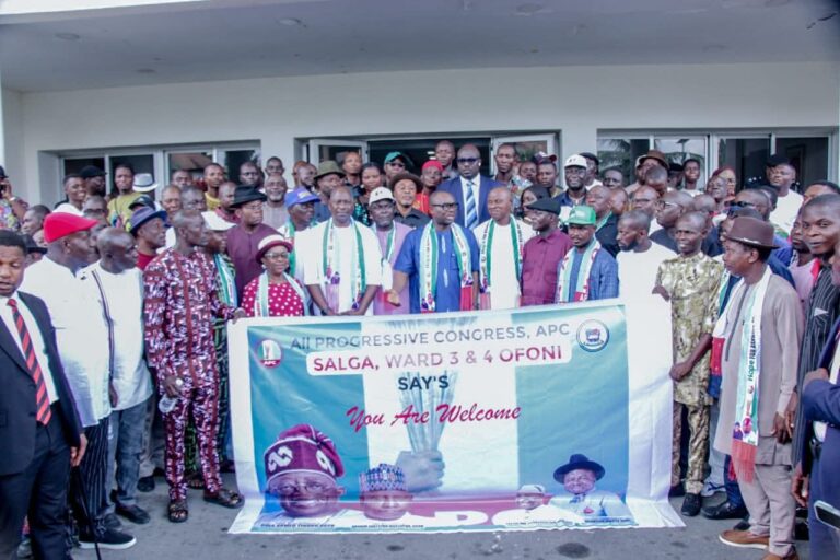 Over 500 PDP Members Defect to APC in Bayelsa