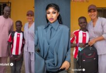 Tonto Dikeh Fulfills Promise: Supports JSS Student’s Education, Empowers Family, Donates Laptops