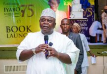 Ladi Adebutu Donates ₦50 Million at Iyabode Anisulowo’s 75th Birthday Book Launch in Ogun