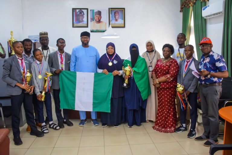 ‘Excellence Is Engineered’: Kwara Commissioner Lawal Olohungbebe Hosts African Spelling Bee Champions in Ilorin