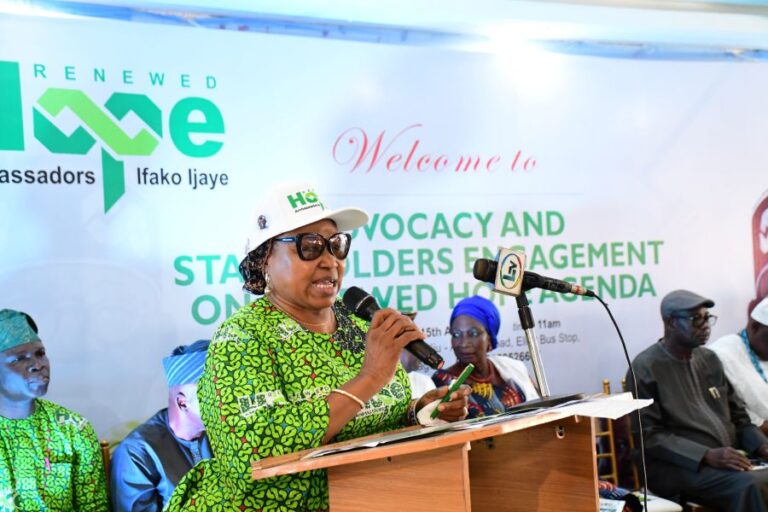 Ifako-Ijaiye Renewed Hope Ambassadors Rally Support for Tinubu, Showcases Reform Gains