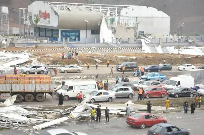 Windstorm Ravages Abuja Bus Terminal, Wike Orders Swift Repairs and Security Deployment