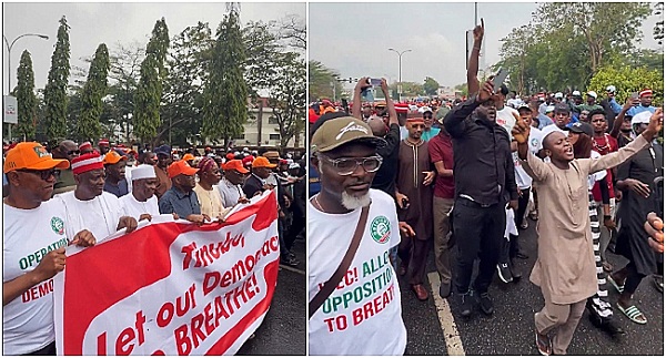 ADC Leaders Storm Abuja in Protest Against INEC Over Leadership Dispute