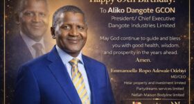 dangote message