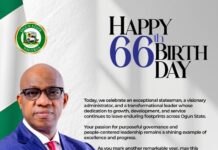 Adron Group Chairman Hails Dapo Abiodun’s Leadership at 66