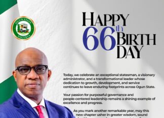 Adron Group Chairman Hails Dapo Abiodun’s Leadership at 66