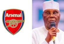 Arsenal Champions! Atiku Urges Nigerians to Learn from Gunners’ Winning Formula