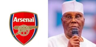 Arsenal Champions! Atiku Urges Nigerians to Learn from Gunners’ Winning Formula