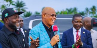 Umo Eno Inspects Key Projects, Reaffirms Commitment to Rural Development